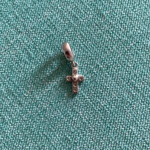 Dangle cross charm